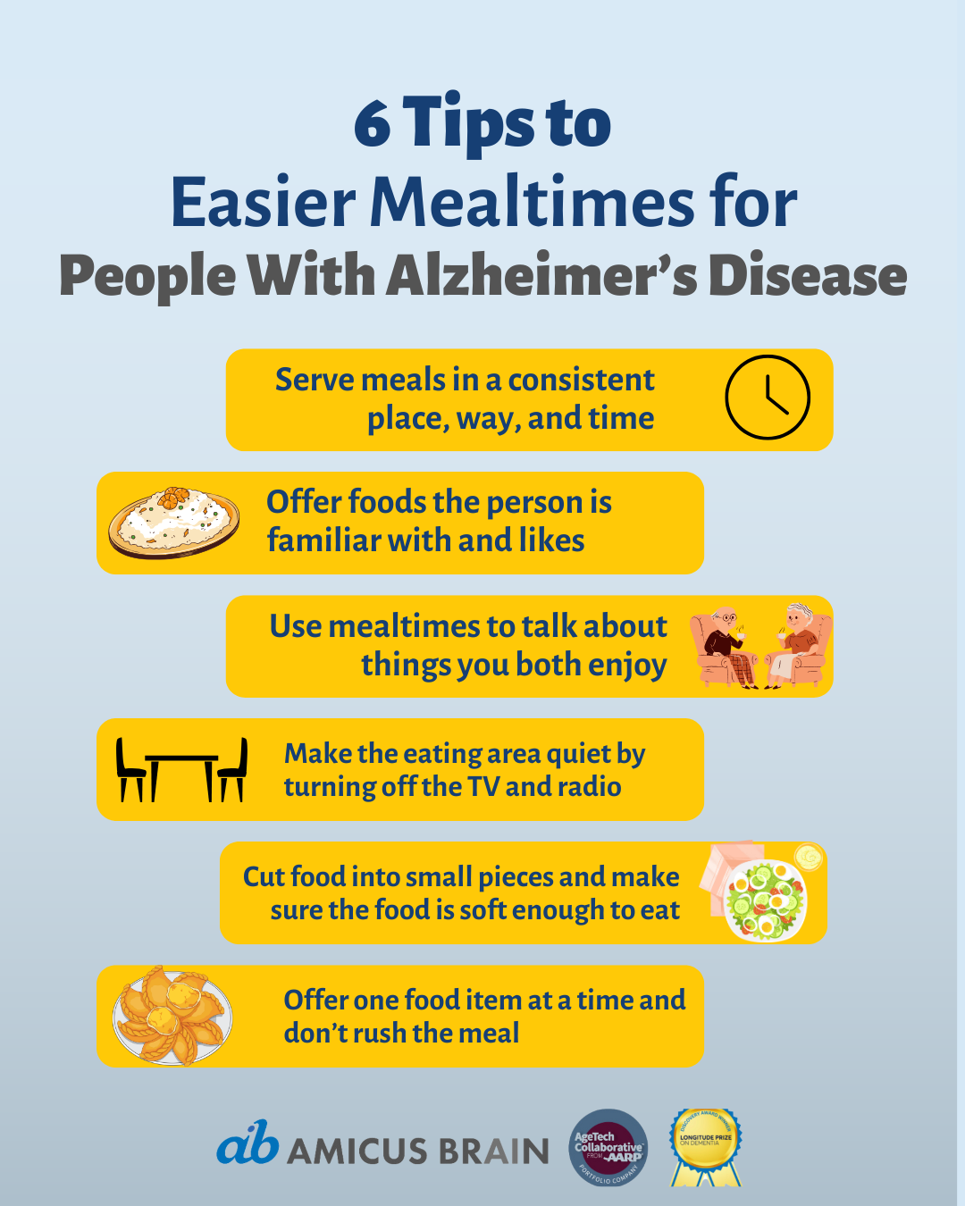Tips To Make Mealtimes Easier for People With Alzheimer’s Disease -- featured image